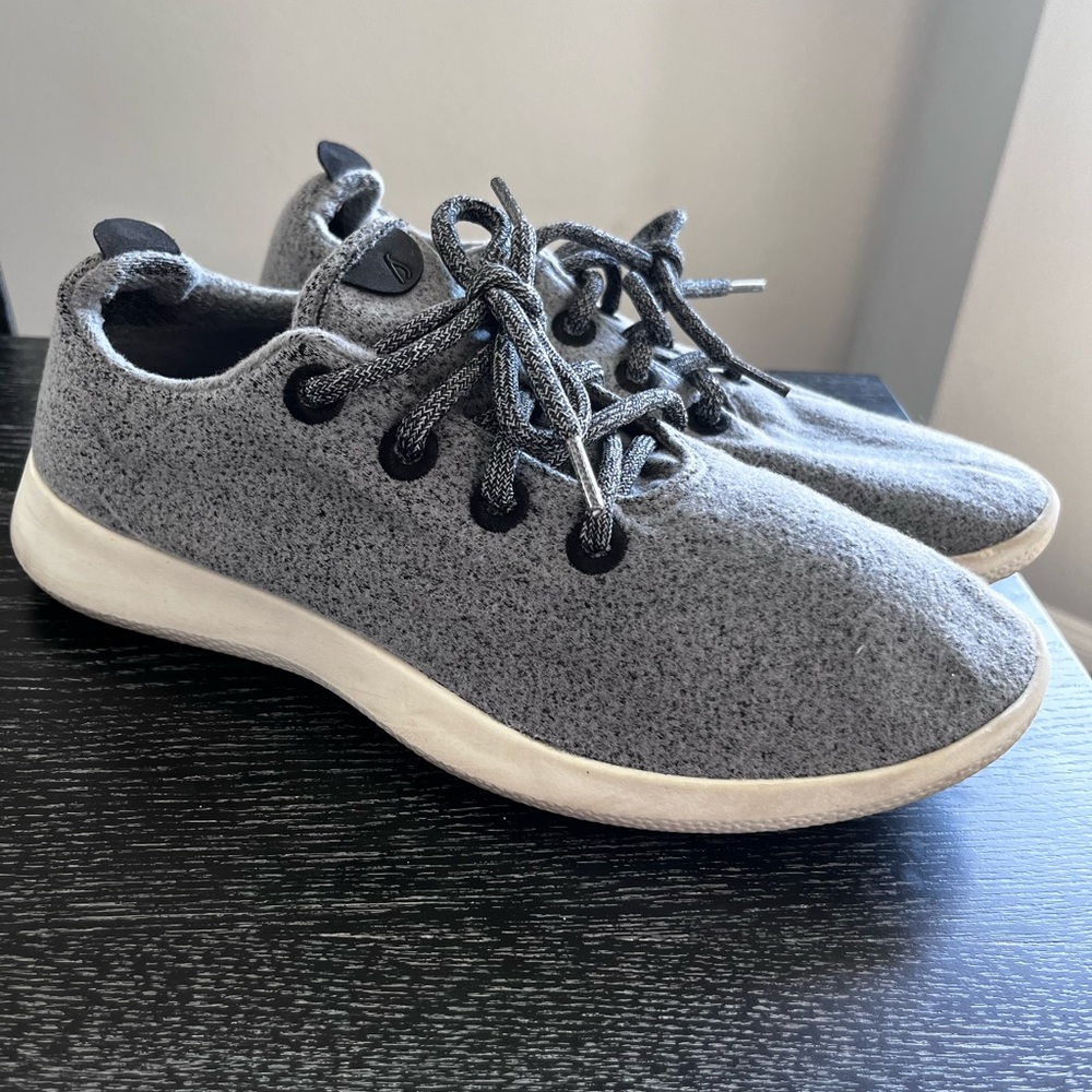 Allbirds Wool Runners WR Grey Charcoal Running Walking Sneakers Women Size 10